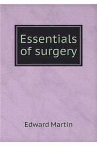 Essentials of surgery