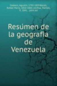 Resumen de la geografia de Venezuela