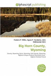 Big Horn County, Wyoming