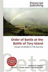 Order of Battle at the Battle of Tory Island