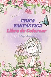 Chica Fantástica Libro de Colorear