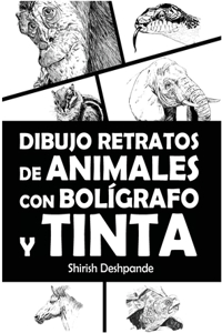 Dibujo retratos de animales con bolígrafo y tinta