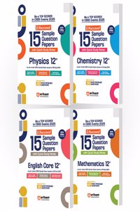 Arihant I-Succeed CBSE Sample Paper Class 12th (2024-2025) Physics, Chemistry, Maths & English Core | Combo Set of 4 Books for Exam 2025