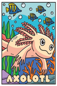 Axolotl coloring book