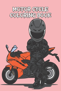 Motor Cycle Coloring Book