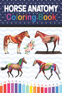 Horse Anatomy Coloring Book