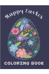 Happy Easter Coloring Book.