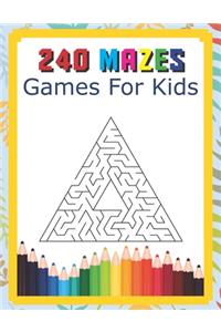 240 Mazes Games For Kids