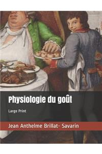 Physiologie du goût