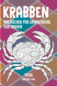 Malbücher für Erwachsene für Frauen - Grosse A4 - Tiere - Krabben