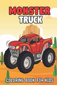 Monster Truck Coloring Book For Kids