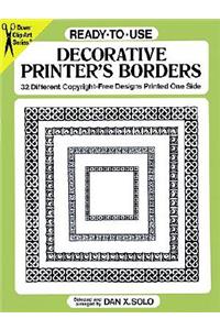 Ready-to-Use Decorative Printer's Borders