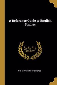 A Reference Guide to English Studies