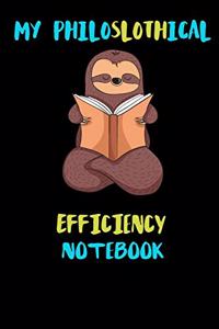 My Philoslothical Efficiency Notebook