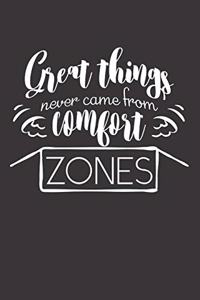 Great Things Never Came From Comfort Zones