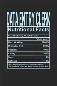 Data Entry Clerk Nutritional Facts