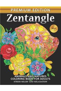 Zentangle Coloring Book for Adults