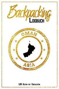 Backpacking Logbuch Oman Asia 120 Seiten mit Checklisten