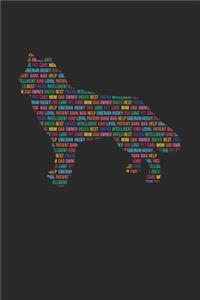 Siberian Husky Journal - Siberian Husky Notebook 'Word Cloud' - Gift for Siberian Husky Lovers