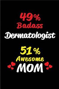 49% Badass Dermatologist 51% Awesome Mom