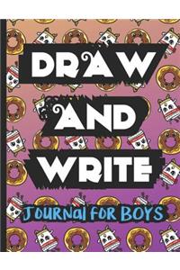 Draw and Write Journal for Boys