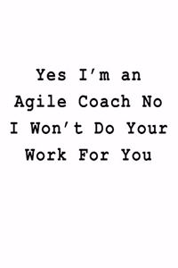 Yes I'm an Agile Coach No I Won't Do Your Work For You