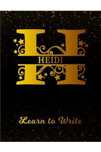 Heidi Learn To Write