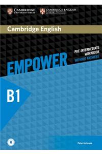 Cambridge English Empower Pre-intermediate Workbook without Answers with Downloadable Audio