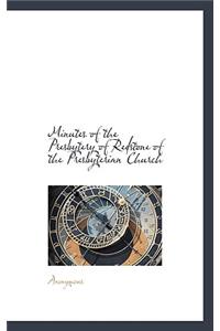 Minutes of the Presbytery of Redstone of the Presbyterian Church