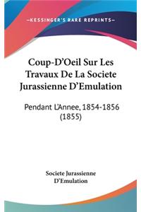 Coup-D'Oeil Sur Les Travaux De La Societe Jurassienne D'Emulation