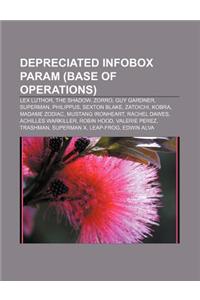 Depreciated Infobox Param (Base of Operations)