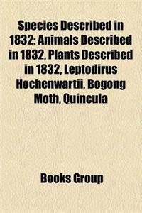 Species Described in 1832