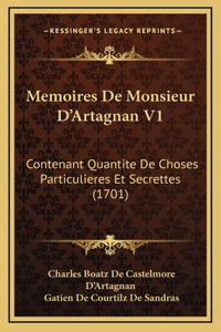 Memoires De Monsieur D'Artagnan V1