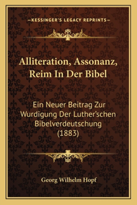 Alliteration, Assonanz, Reim In Der Bibel