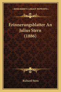 Erinnerungsblatter An Julius Stern (1886)