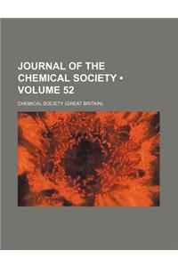Journal of the Chemical Society (Volume 52)