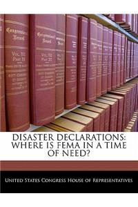 Disaster Declarations