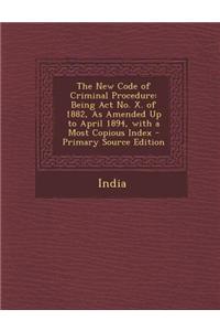 The New Code of Criminal Procedure