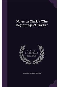 Notes on Clark's 