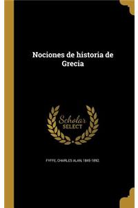 Nociones de historia de Grecia