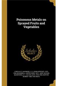 Poisonous Metals on Sprayed Fruits and Vegetables