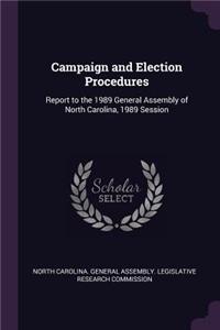 Campaign and Election Procedures