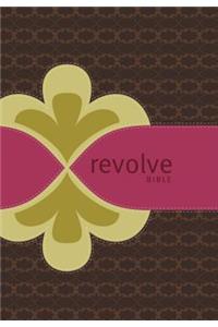 NCV, Revolve Bible, Leathersoft, Brown/Pink
