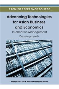 Advancing Technologies for Asian Business and Economics