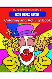 Circus Coloring and Activity Book