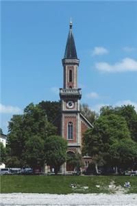 Church Clock Tower in Salzburg Austria Journal
