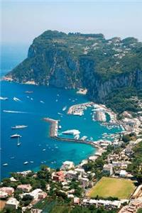 Beautiful Italy Capri City Scenes 2-4, 150 Page Lined Journal