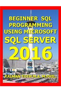 Beginner SQL Programming Using Microsoft SQL Server 2016