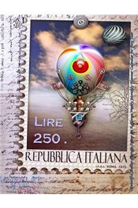 Beautiful Italian Postage Stamp At A Glance Weekly Monthly Planner Calendar