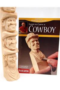 Cowboy Study Stick Kit (Learn to Carve Faces with Harold Enlow)